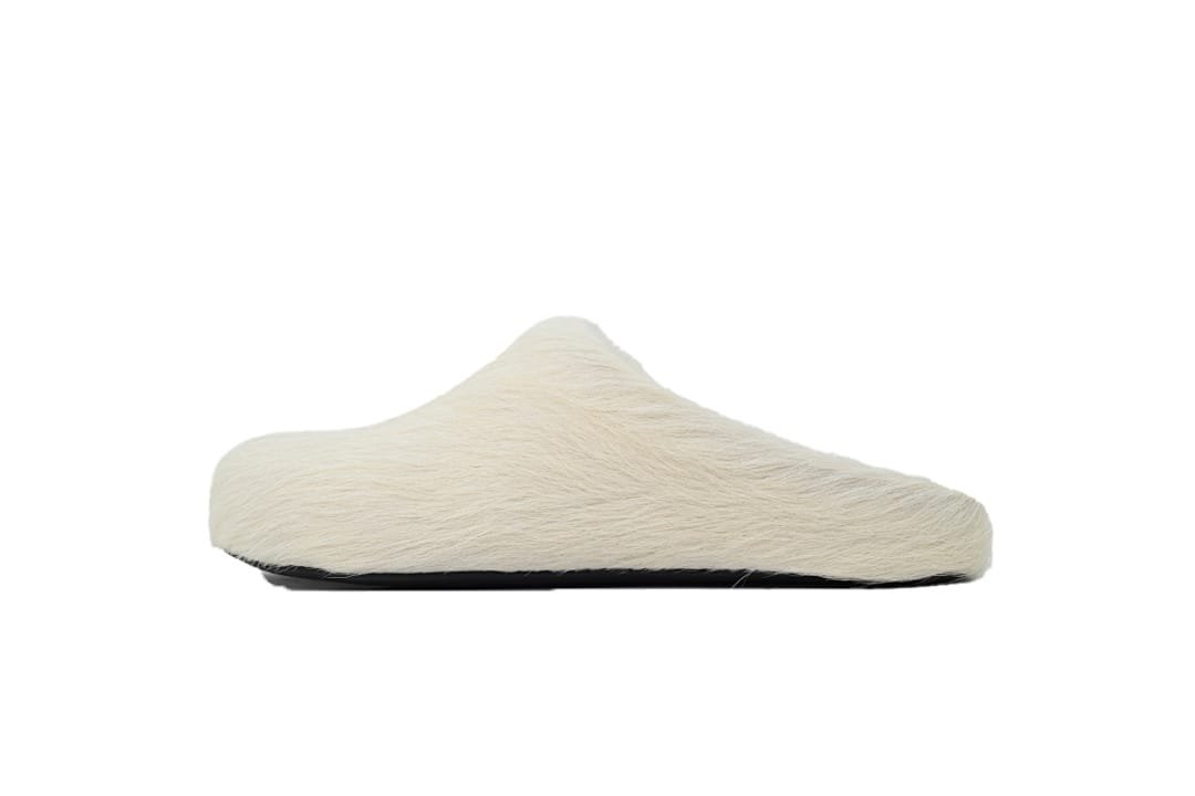 Marni Furry Triple White Fussbett