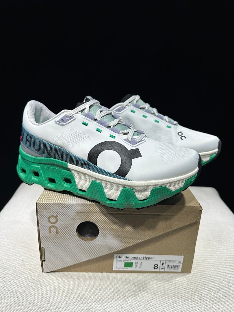 On Cloudmonster Hyper 'White Mint Green'