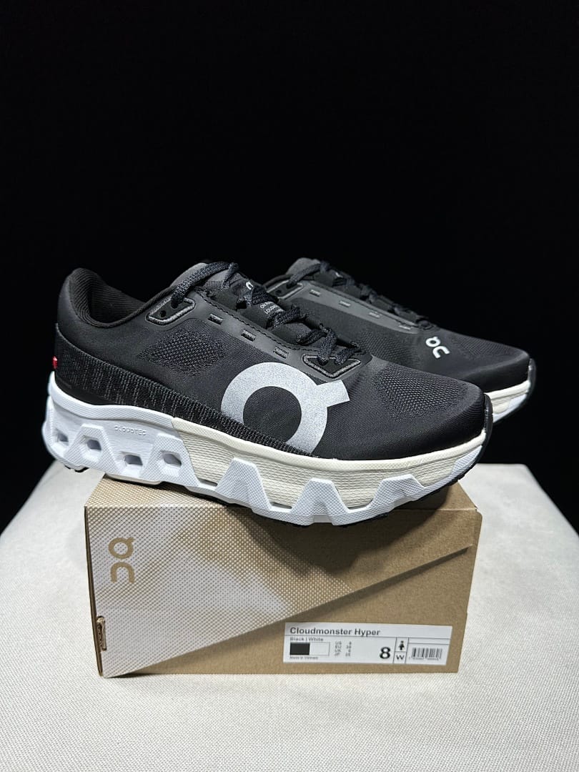 On Cloudmonster Hyper 'Black White' (Colorway 2)