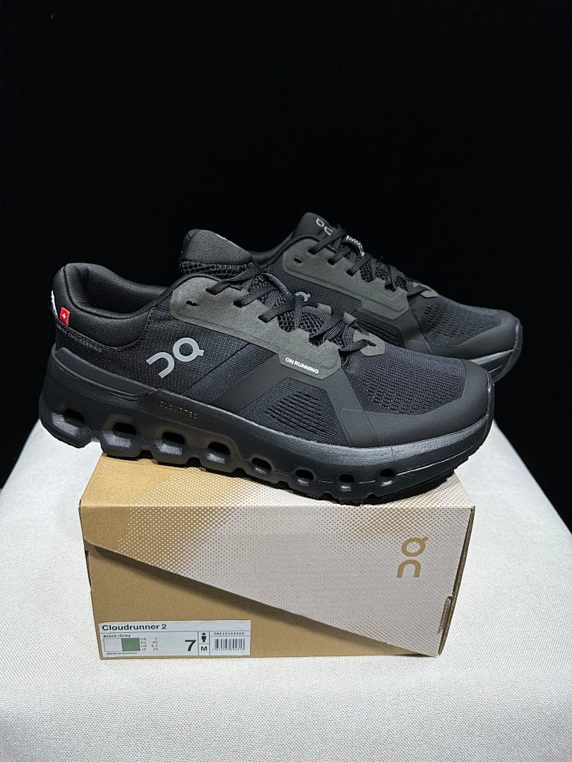 On Cloudrunner 2 'Triple Black' (Colorway 2)