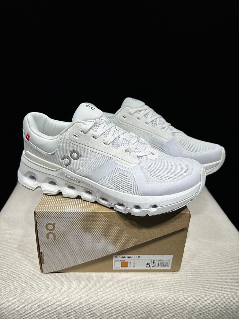 On Cloudrunner 2 'Triple White' (Colorway 2)