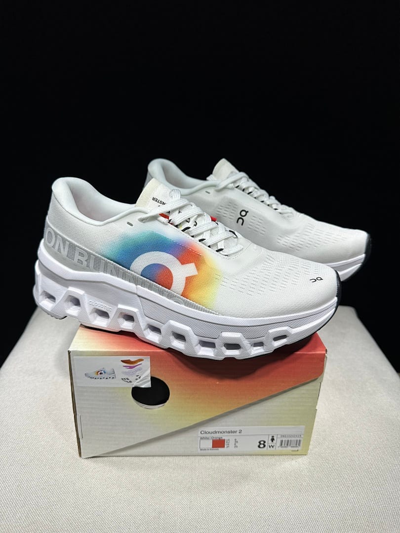 On Cloudmonster 2 'Olympic Rainbow'