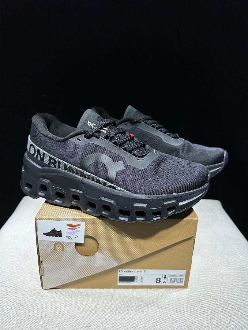 On Cloudmonster 2 'Black Silver'