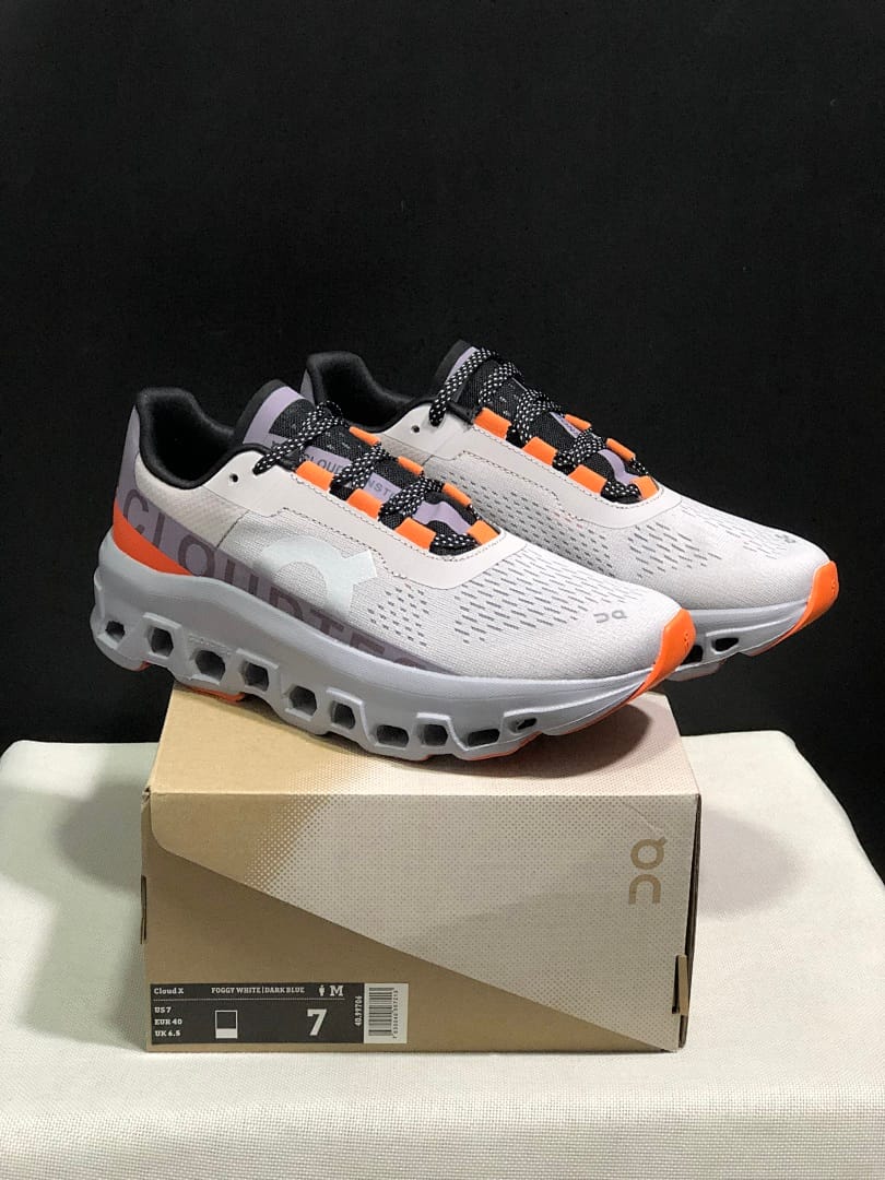 On Cloudmonster 'Grey Orange'