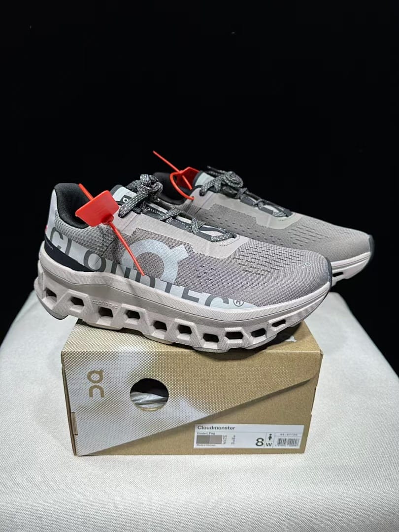 On Cloudmonster 'Cinder Grey'