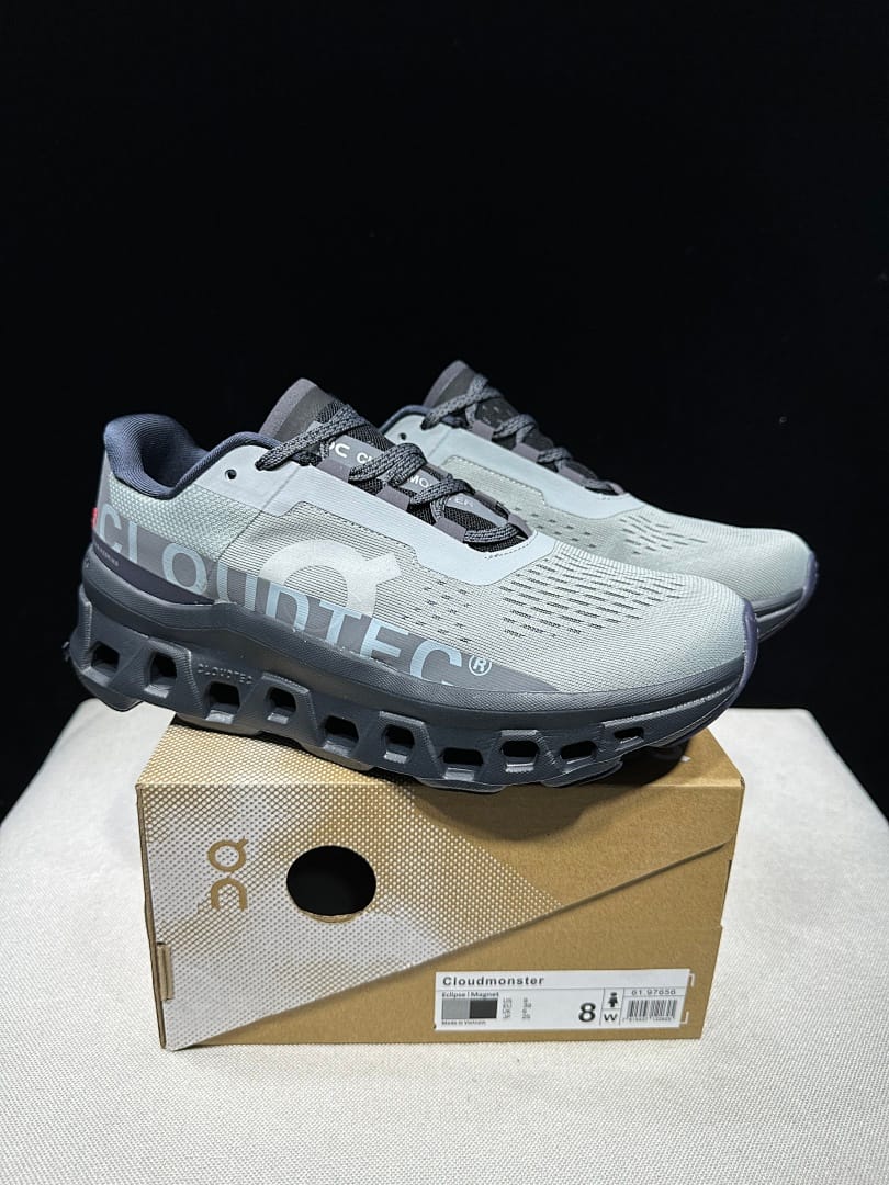 On Cloudmonster 'Magnet Grey'