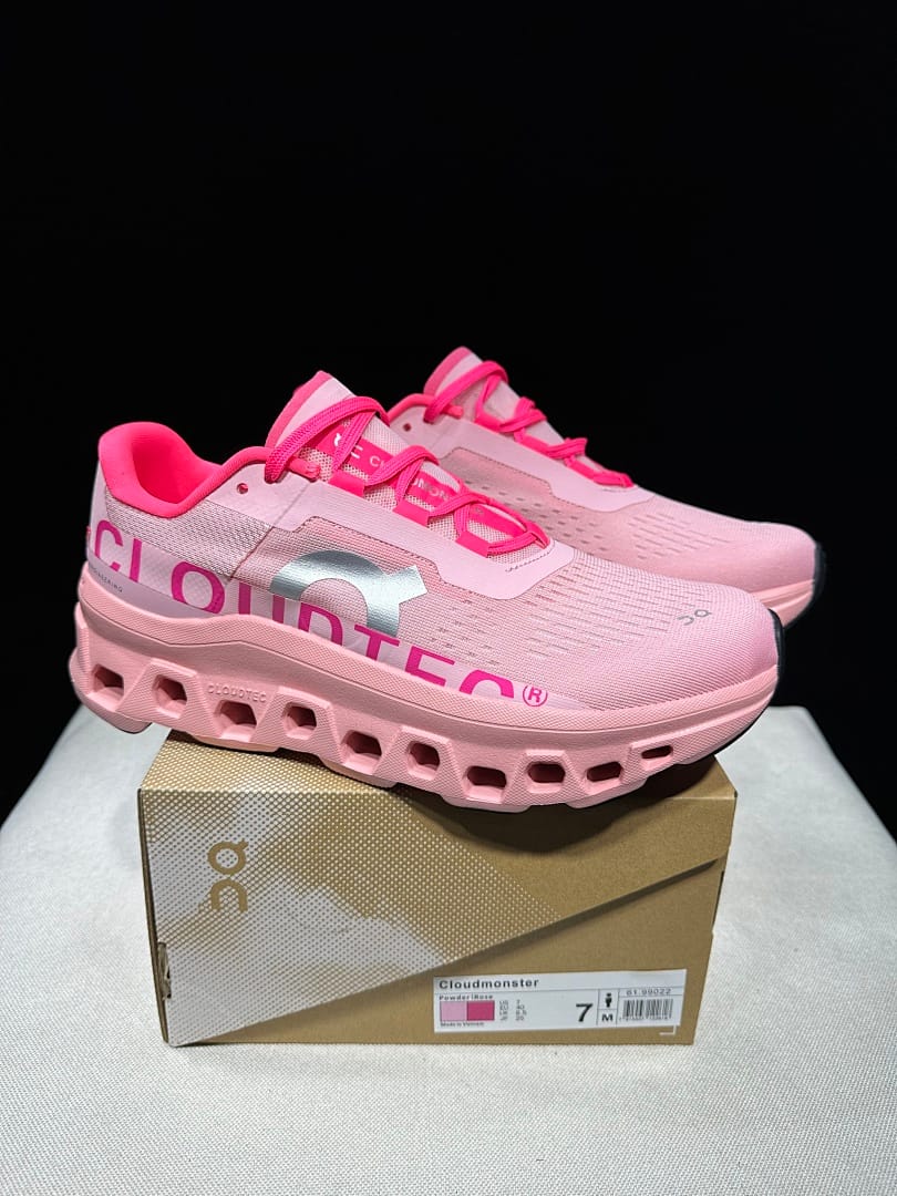 On Cloudmonster 'Cherry Blossom Pink'