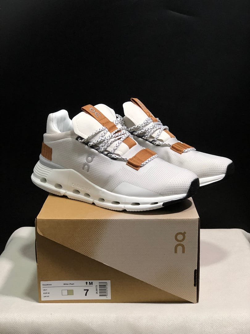 On Cloudnova 'Pearl White'