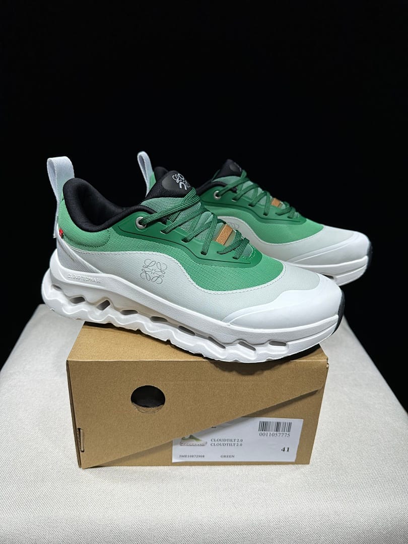 On × LOEWE Cloudtilt 2.0 'Green' (Colorway 2)