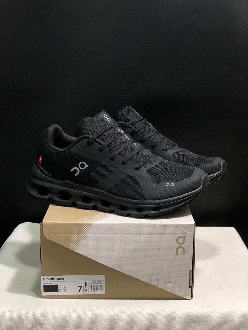 On Cloudrunner 'Triple Black' (Colorway 2)