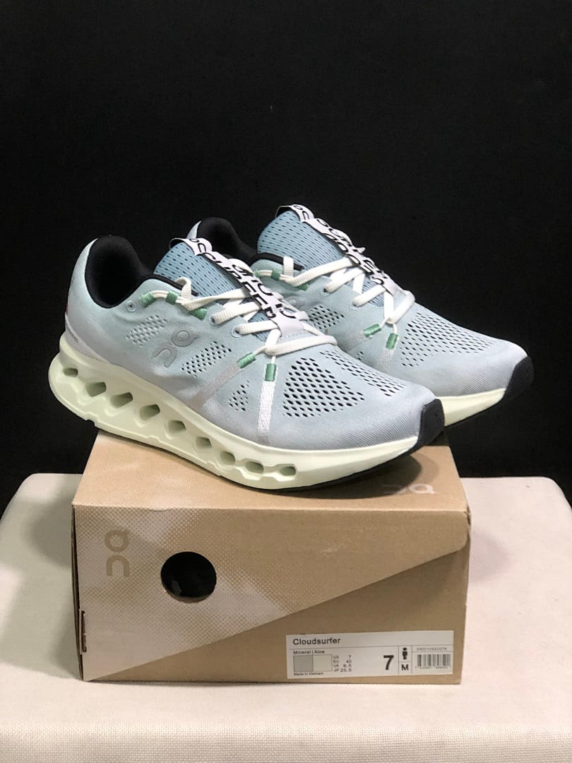 On Cloudsurfer 'Stone Green Aloe Green'