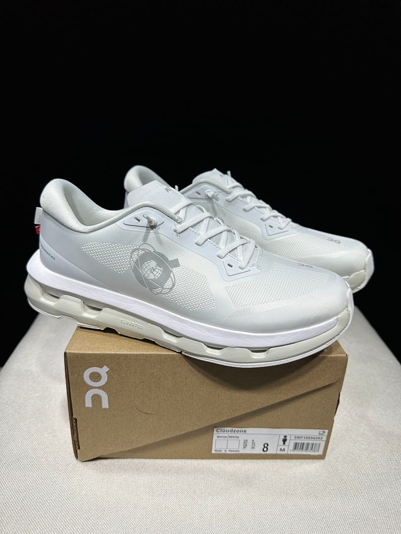 On Cloudzone × KITH 'Triple White' (Colorway 2)