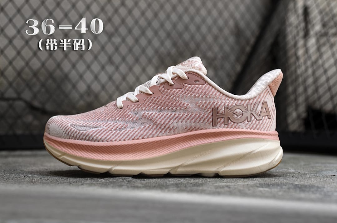 HOKA Clifton 9 'Pink Red'