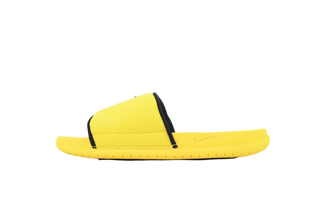 Nike Kobe Slipper Strap Slippers Bryant x Offcourt 'Black Yellow'