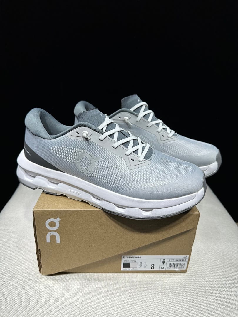 On Cloudzone × KITH 'Grey White'