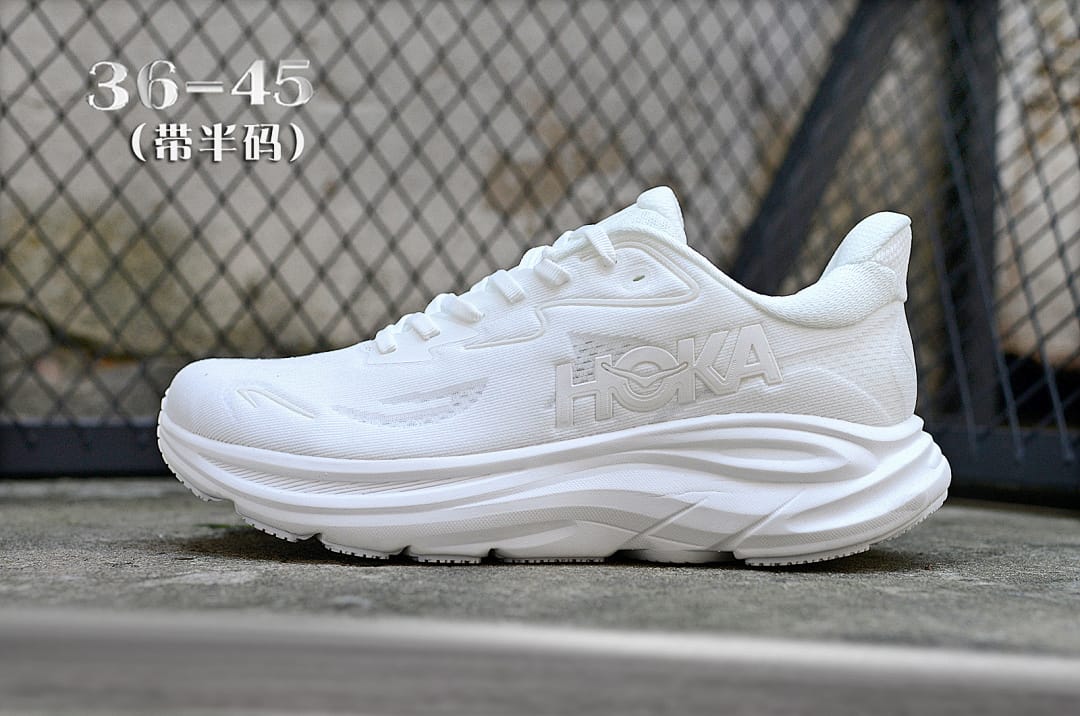 HOKA Clifton 10 'Triple White'