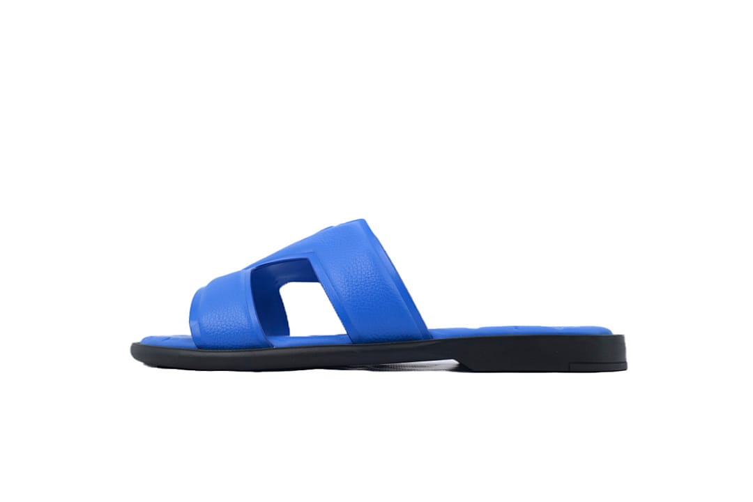 Louis Vuitton LV Slipper Strap Slippers Oasis Blue Leather Surface