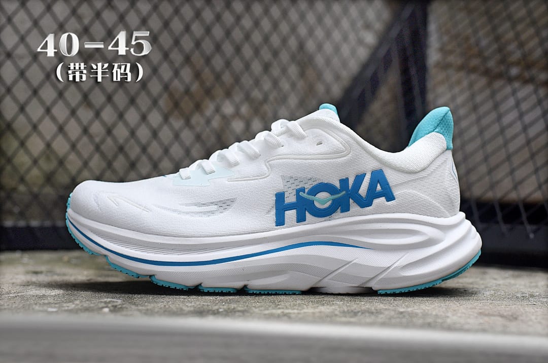 HOKA Clifton 10 'White Jade Blue'
