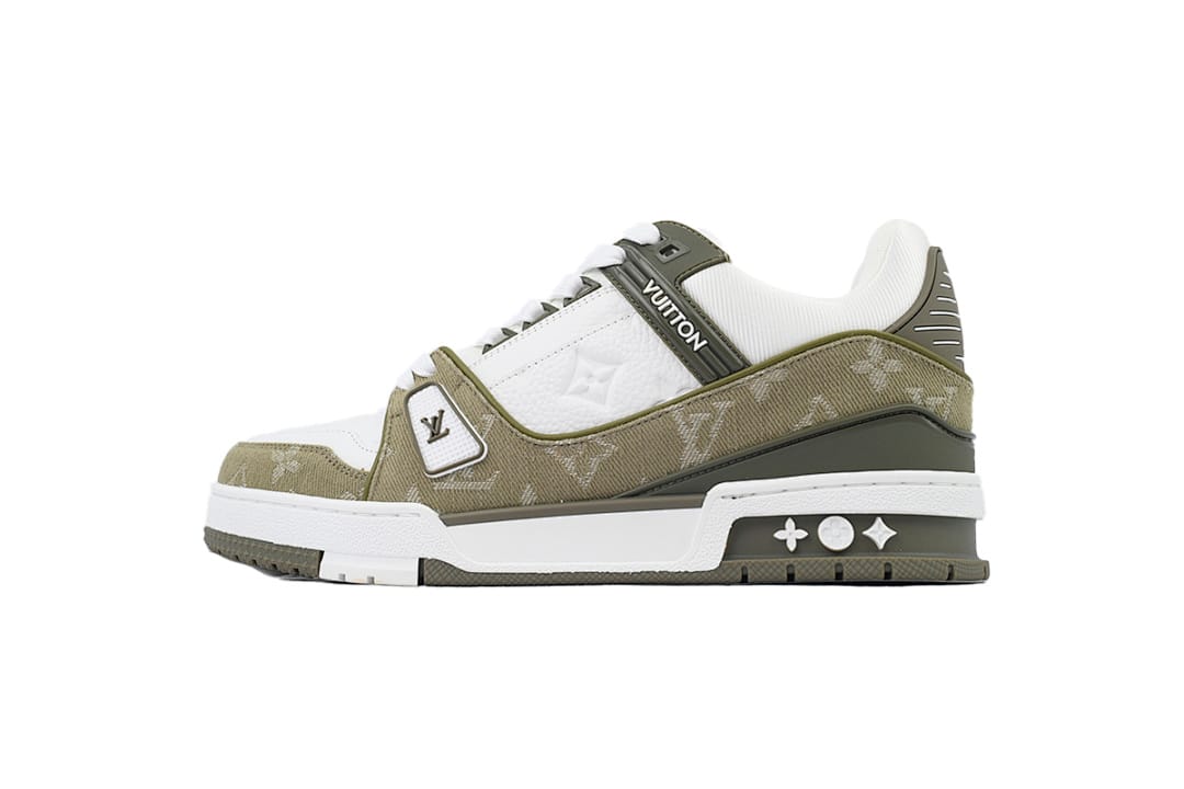 Louis Vuitton LV Trainer Army Green Military Cowboy