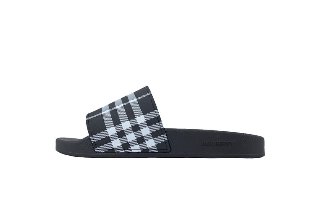 Burberry Slipper Strap Slippers Black