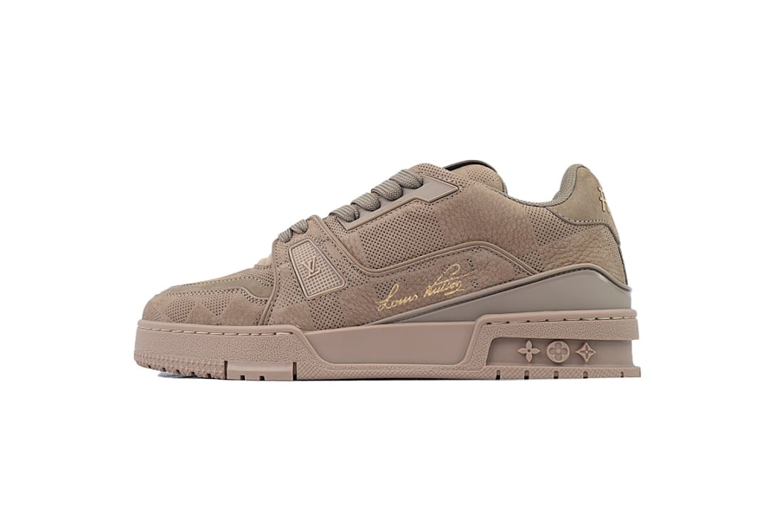 Louis Vuitton LV Trainer Brown Small Embossing