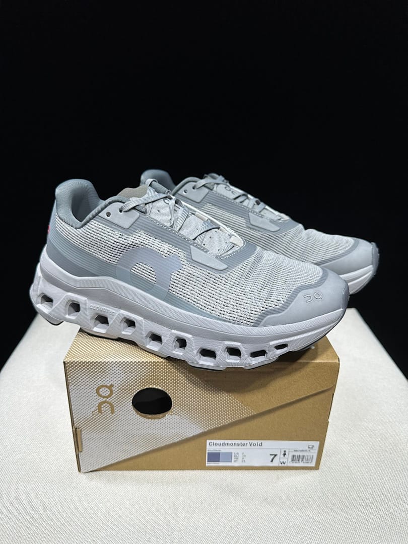 On Cloudmonster Void 'Alloy Grey Glacier Grey'