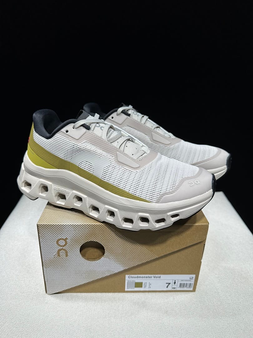 On Cloudmonster Void 'Beige Green'