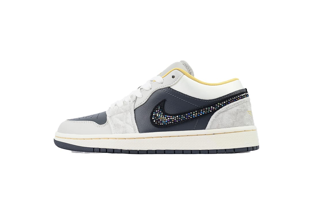 Air Jordan 1 Low SE Silk Beaded Swoosh