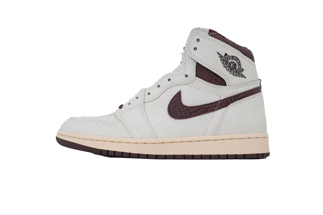 Air Jordan 1 High OG Grey Brown Snake Pattern