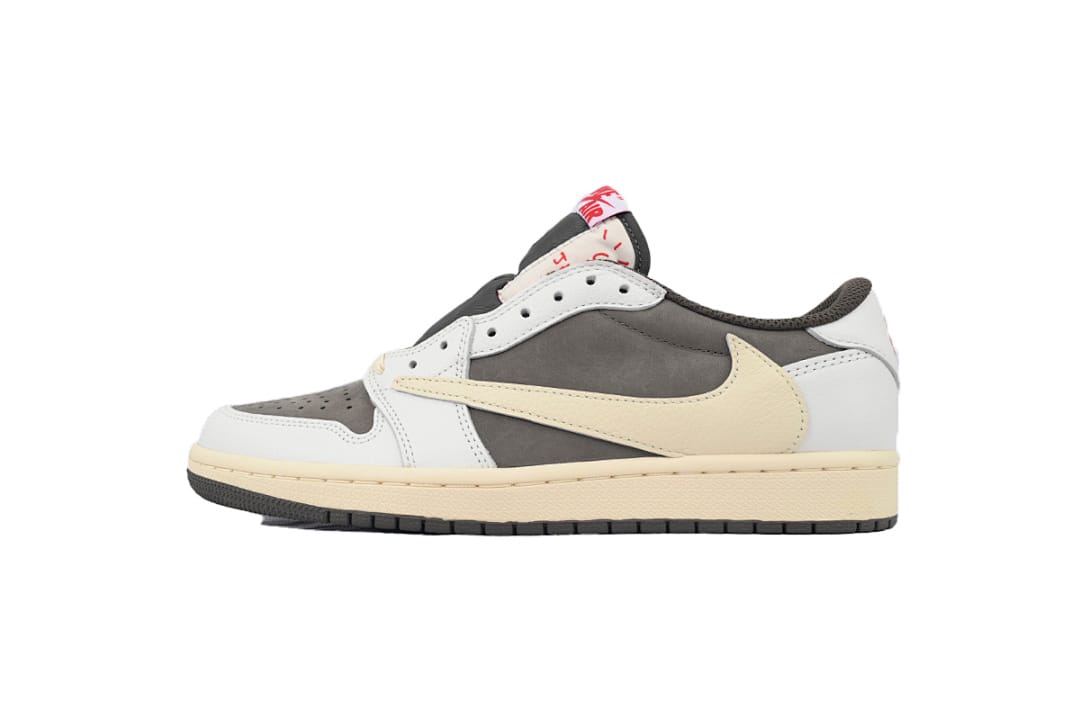 Air Jordan 1 Low White Brown Barb