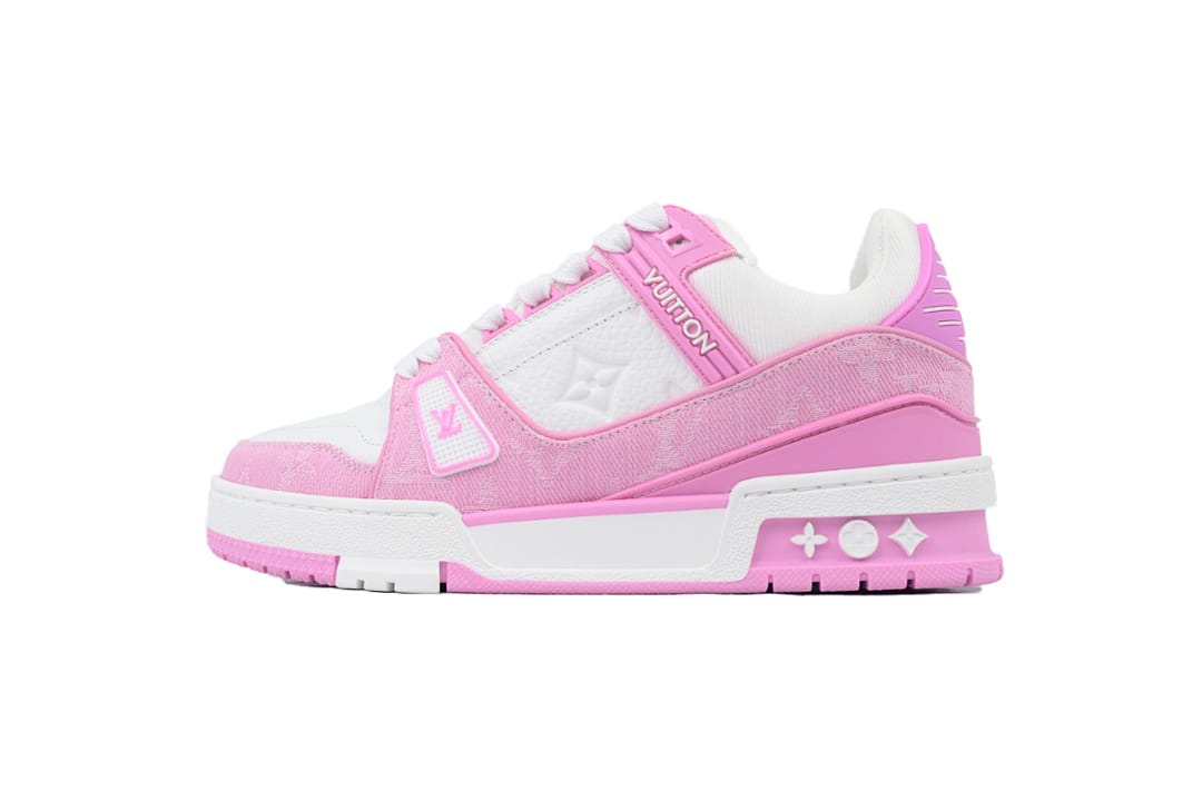 Louis Vuitton LV Trainer Denim Pink Cowboy