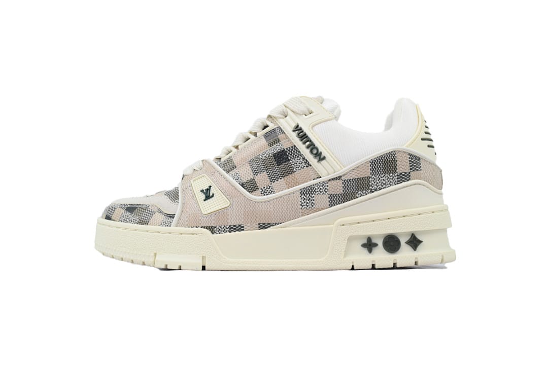 Louis Vuitton LV Trainer Grey White Grid