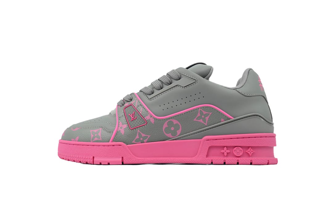 Louis Vuitton LV Trainer Dark Grey Gray Color Printing