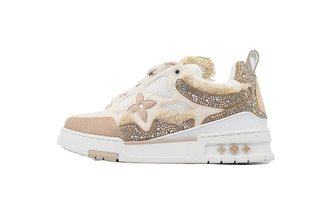Louis Vuitton LV SK8 Ma Mao Apricot Diamond