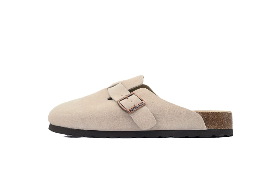 Birkenstock Slipper Sand Boston Soft Footbed Colored