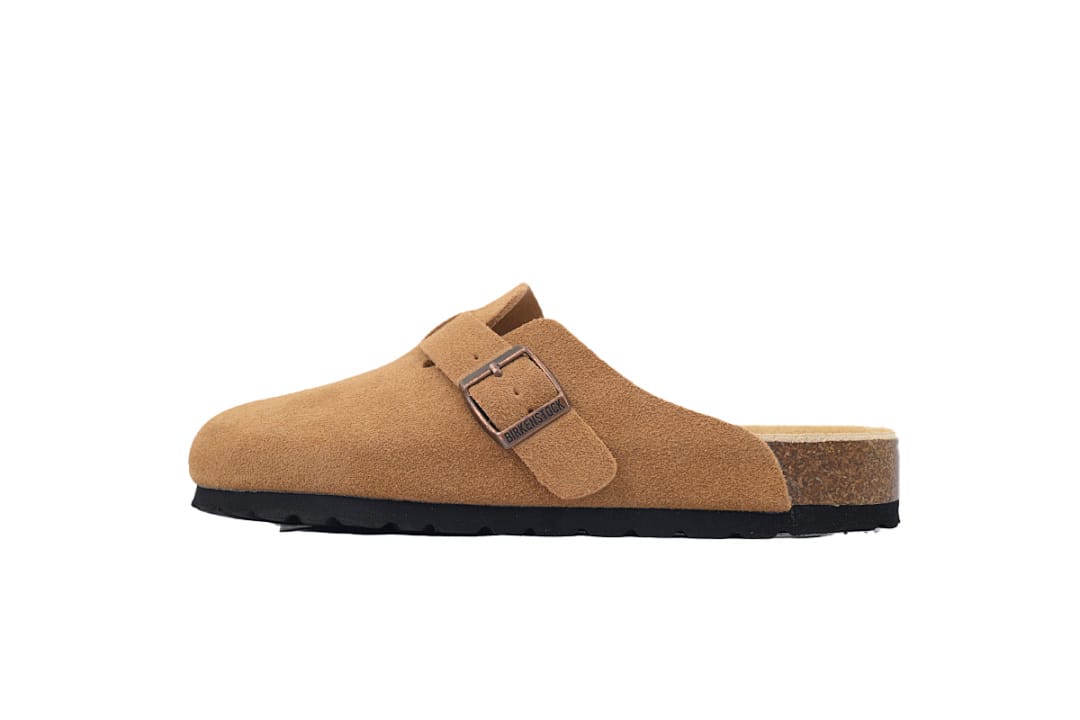 Birkenstock Slipper Boston Soft Footbed Ostrich Color