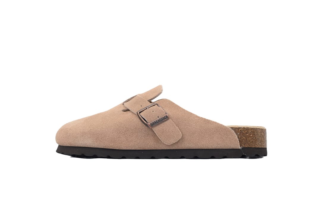 Birkenstock Slipper Boston Soft Footbed Mud Color