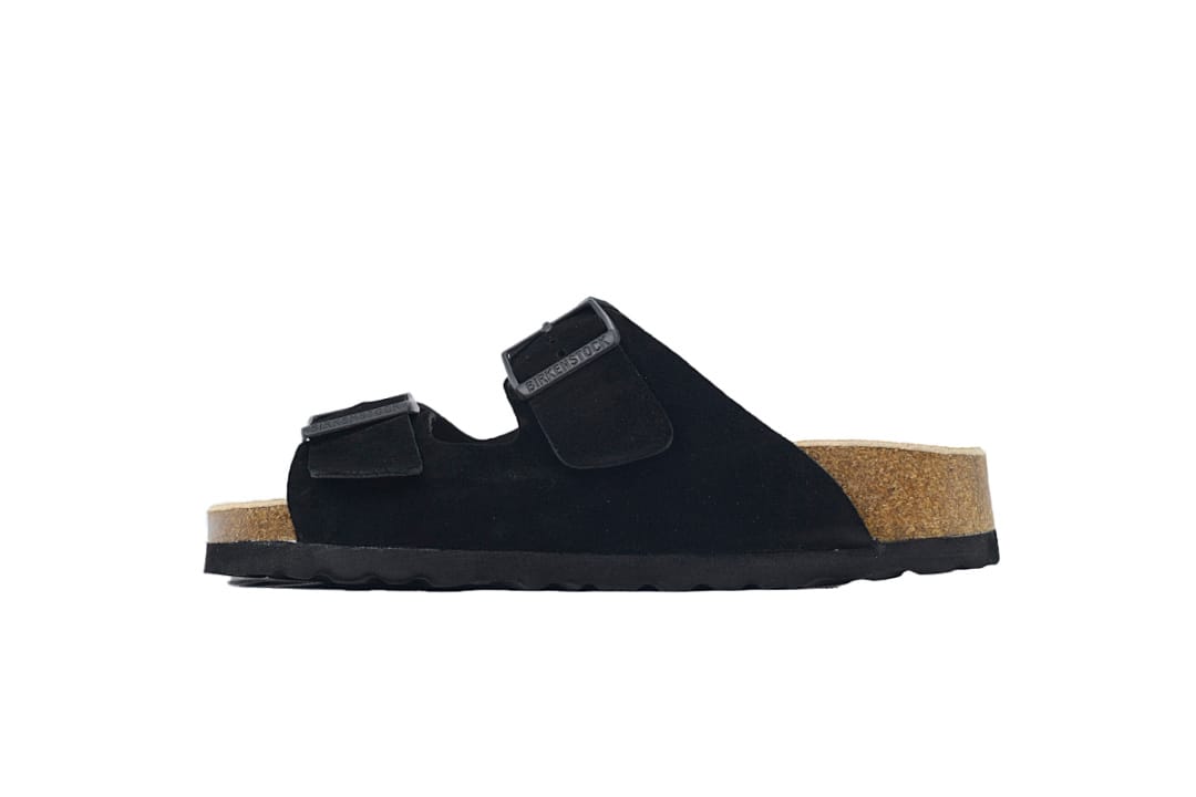 Birkenstock Slipper Triple Black Boston Soft Footbed
