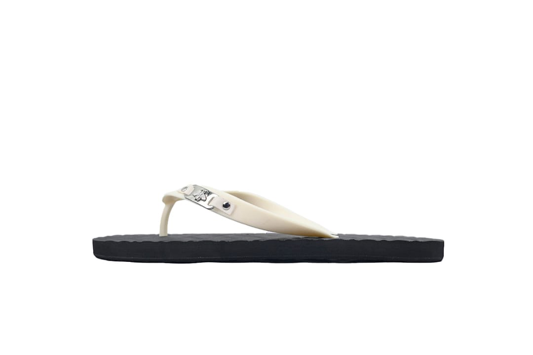 Gucci Flip Flop Black White And
