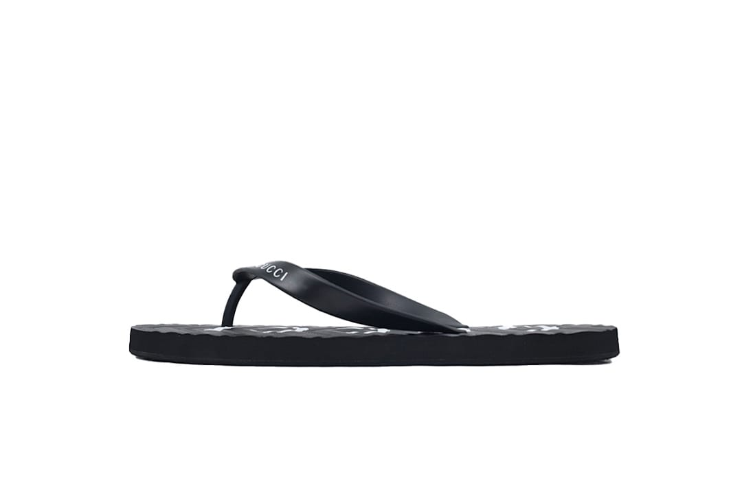 Gucci Flip Flop Double Black (Colorway 2)