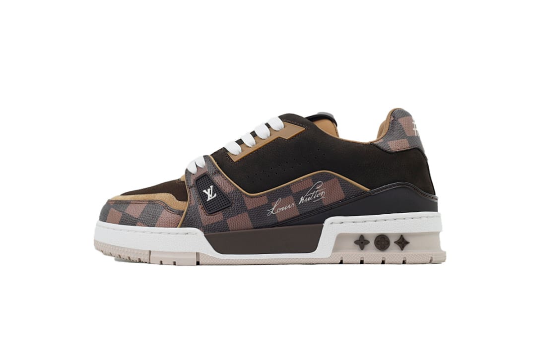 Louis Vuitton LV Trainer NIGO Co Branded Coffee Colors