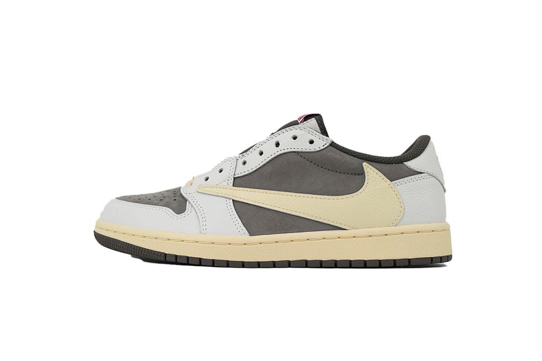 Air Jordan 1 Low White Brown Barb (Colorway 2)