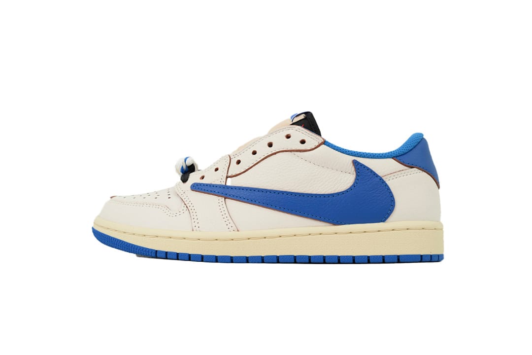 Air Jordan 1 Retro Low OG Sail Military Blue