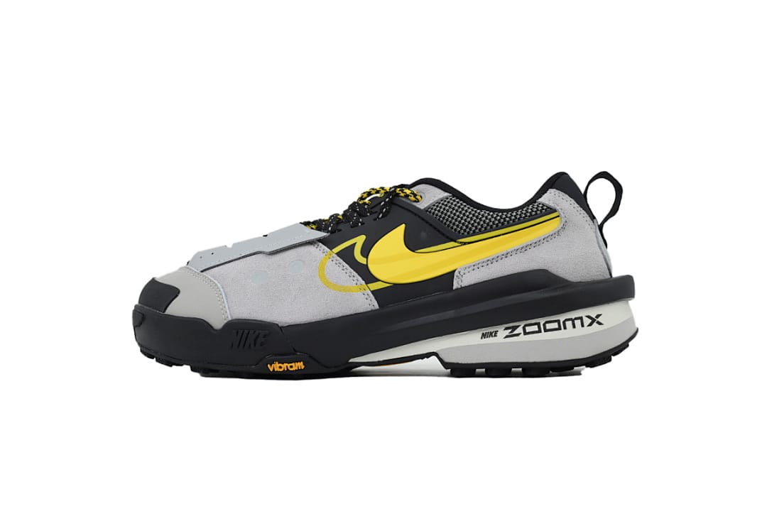 Nike Sacai VaporWaffle CA Edition Matte Silver Tour Yellow