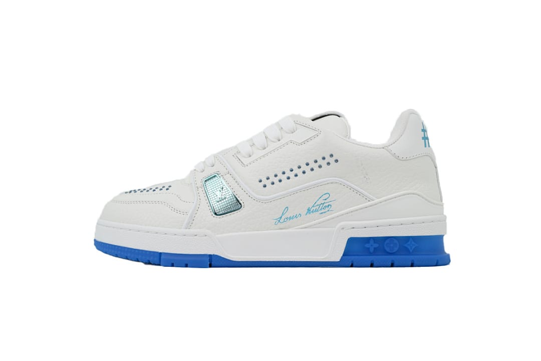 Louis Vuitton LV Trainer Sea Blue Rivet BGlue
