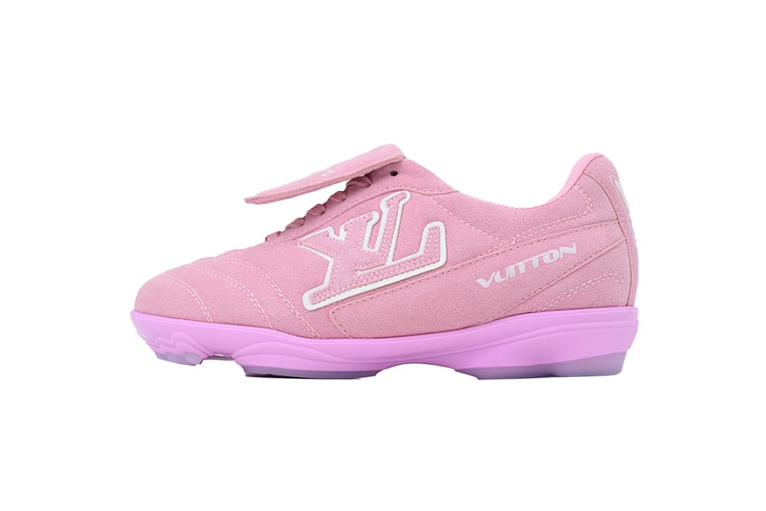 Louis Vuitton LV Soccer Suede Pink Fanmao Powde
