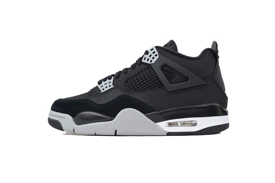 Air Jordan 4 Retro Black Canvas