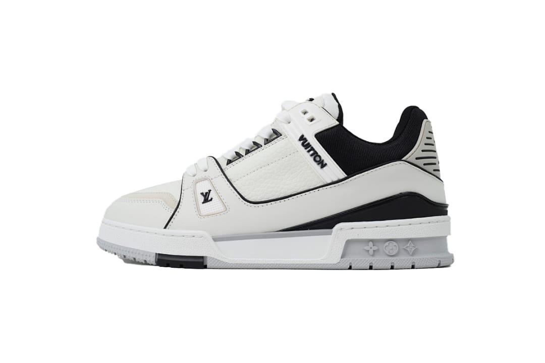 Louis Vuitton LV Trainer New Black White And