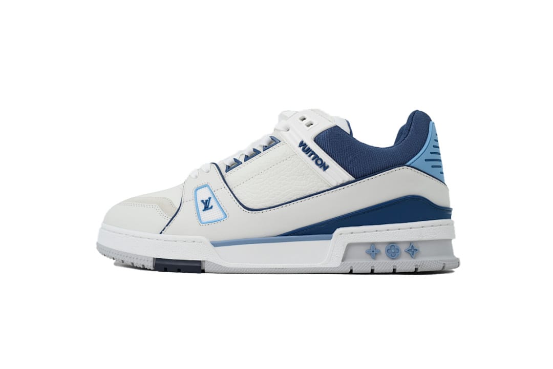 Louis Vuitton LV Trainer New White Blue