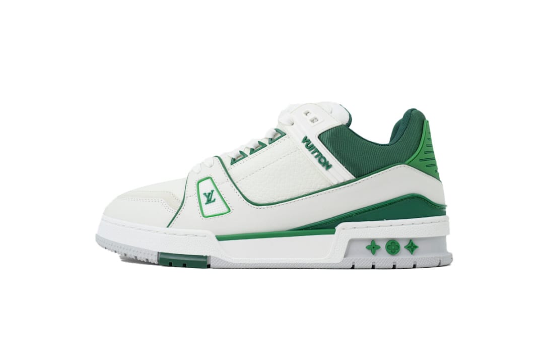 Louis Vuitton LV Trainer New White Green